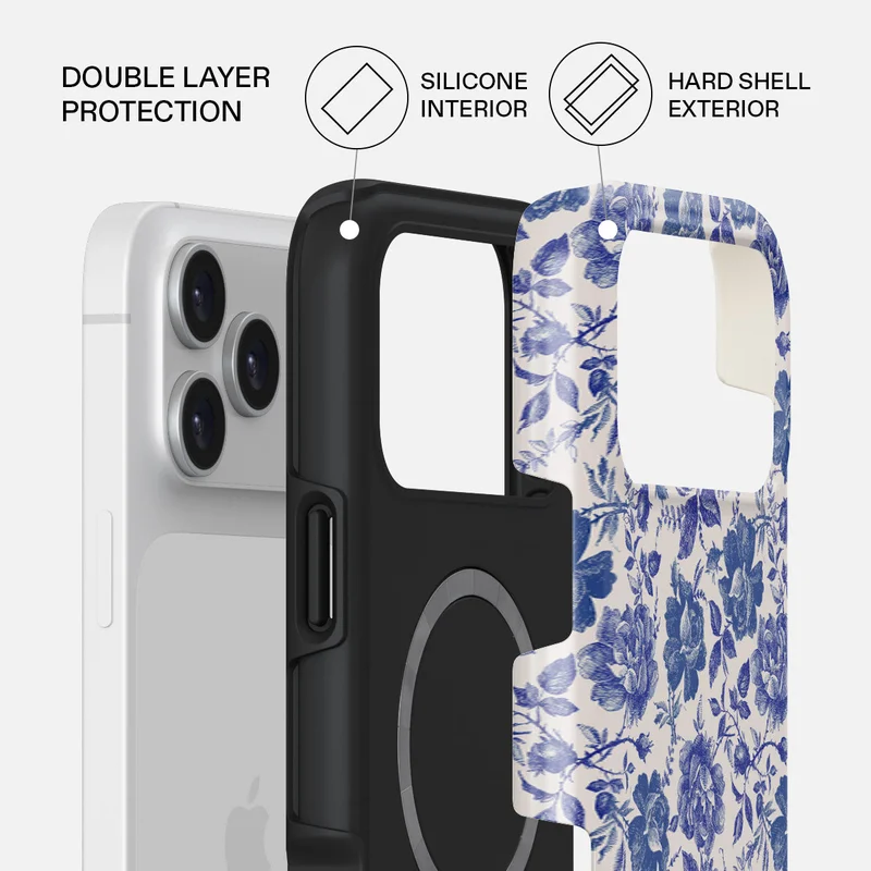 BURGA Burga iPhone 17 Pro Max Garden Stories Premium Case Compatible with Hybrid Dual-Layer Hard Shell + Silicone Protection - Scratch-Resistant Shockproof Mobile Cover